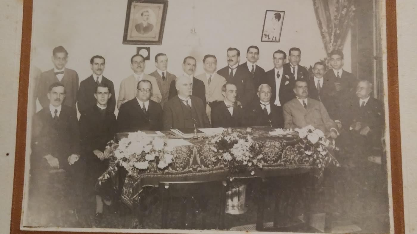 Sessão solene dos fundadores da ACDC em 1926